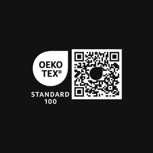 OEKO TEX logo in black and white