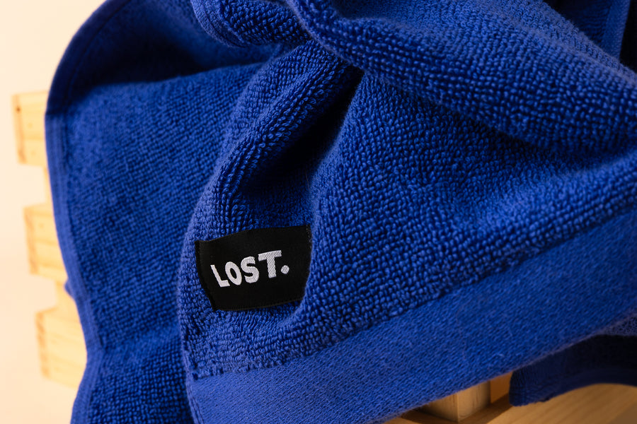 ELECTRIC BLUE FACE WASHER