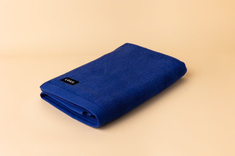 ELECTRIC BLUE BATH TOWEL