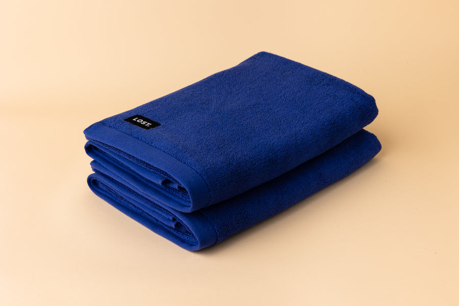 ELECTRIC BLUE BATH TOWEL