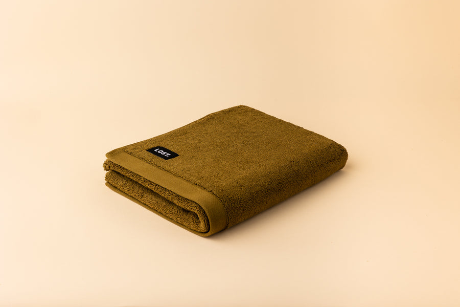 KHAKI BATH MAT