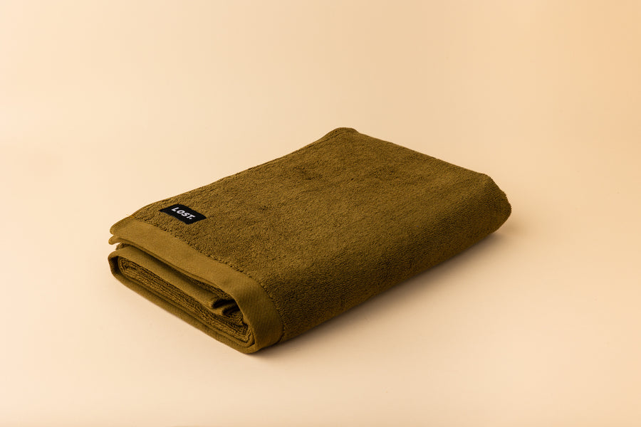 KHAKI BATH TOWEL