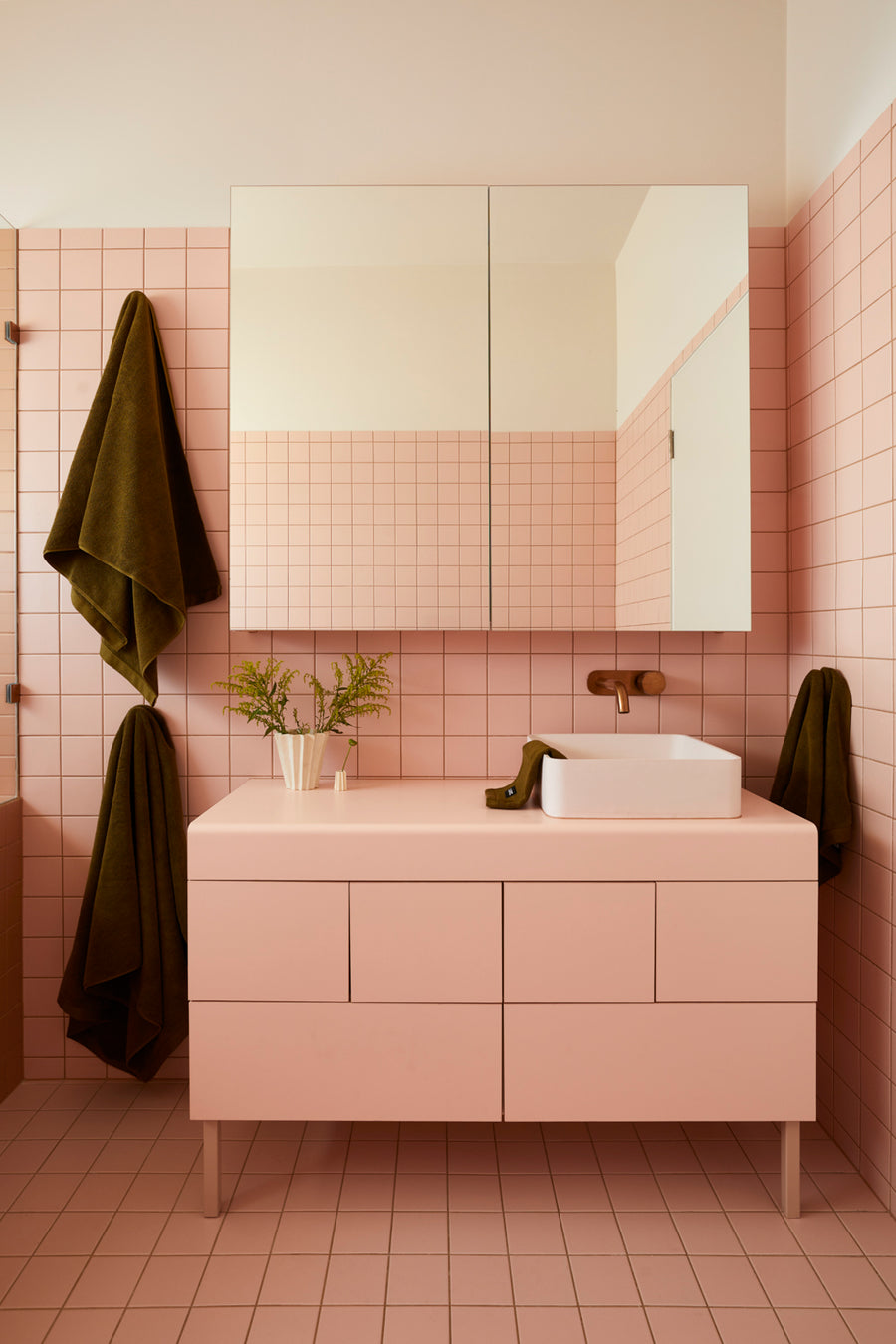 KHAKI HAND TOWEL