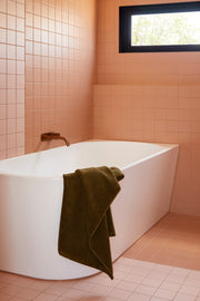 KHAKI BATH MAT